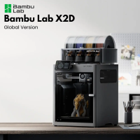 Bambu Lab X2D Combo 3D Printer | High Speed Multi Color AMS Compatible