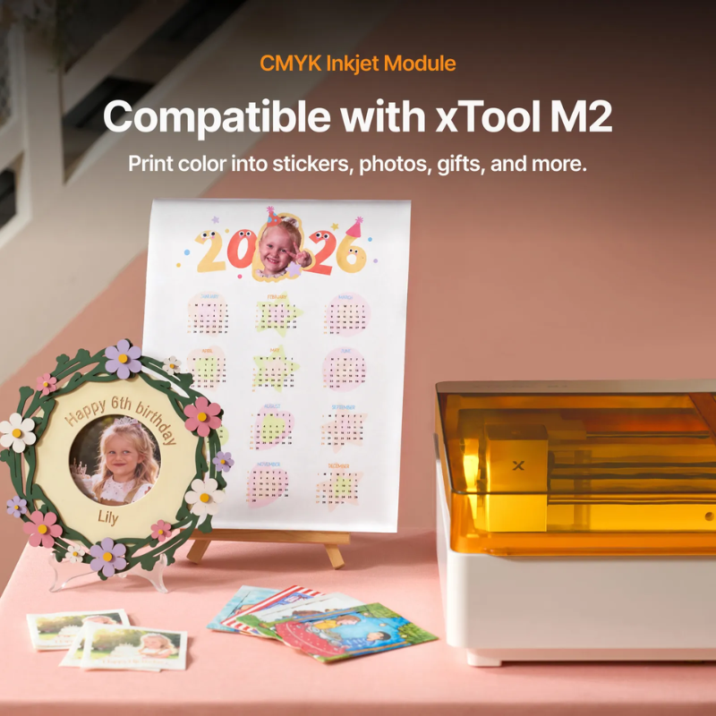 xTool M2 CMYK Inkjet Printing Module - Image 5