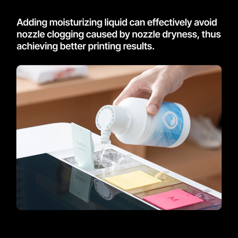 xTool Selected Apparel Printer Moisturizing Liquid (500ml) & Cleaning Liquid (100ml) - Image 3